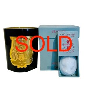 Cire Trudon Trianon Classic Candle 9.5 oz 270 g & Abd El Kader Scented Cameo New
